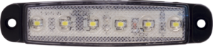 Positionsljus L030055, 6LED, Vit, DV – 96x20x6 mm