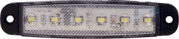 Positionsljus L030055, 6LED, Vit, DV – 96x20x6 mm