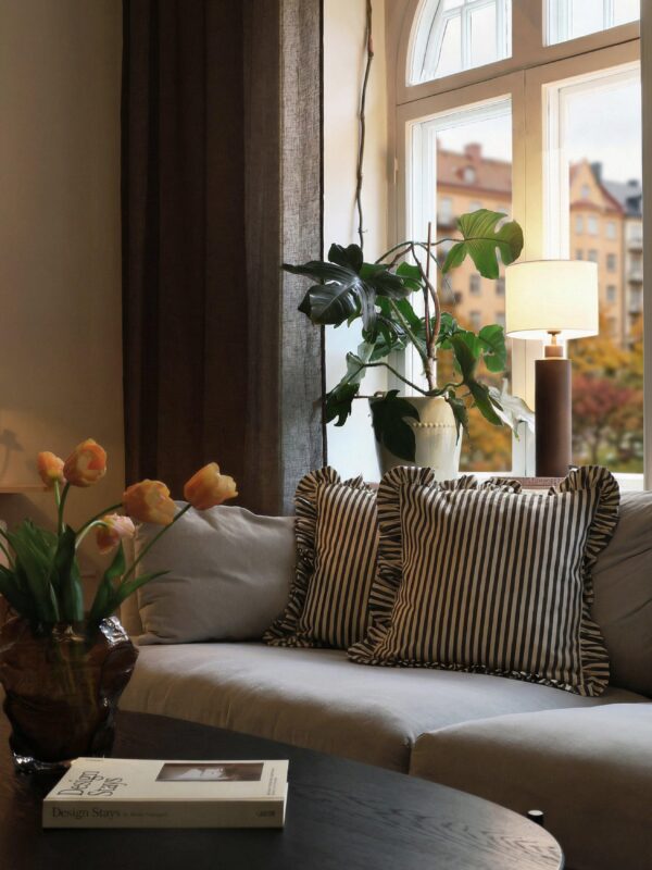 Solo bordslampa Antik brun 57 cm