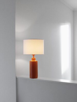 Solo bordslampa Blank orange 46 cm