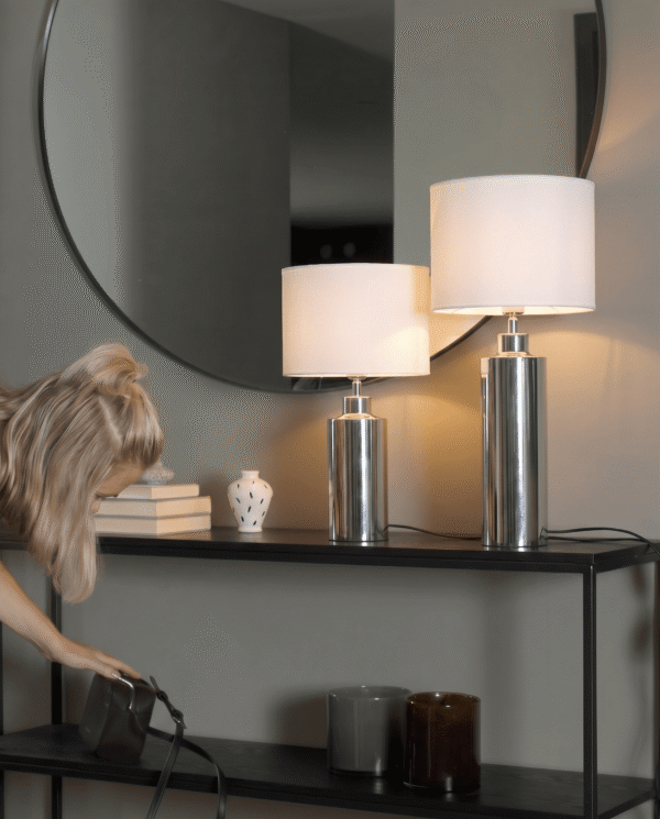 Solo bordslampa Krom 57 cm