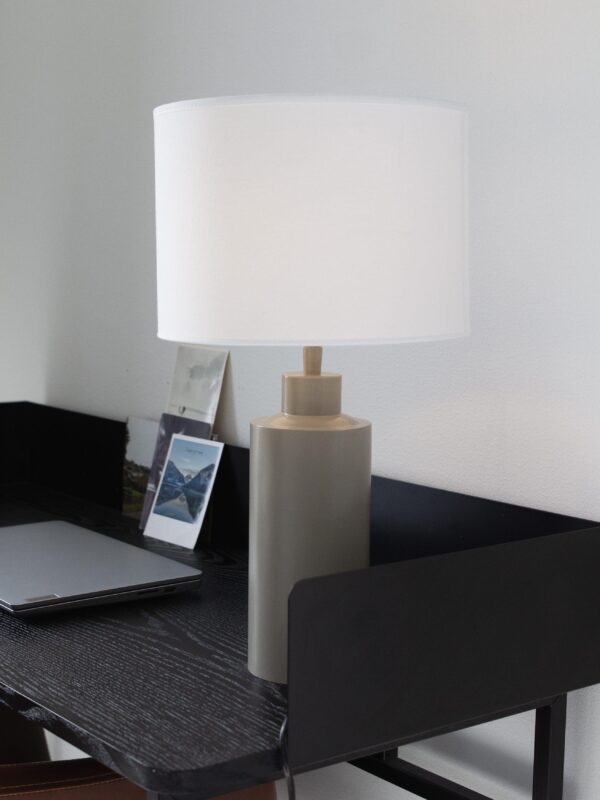 Solo bordslampa Matt beige 46 cm
