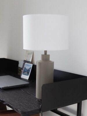 Solo bordslampa Matt beige 46 cm