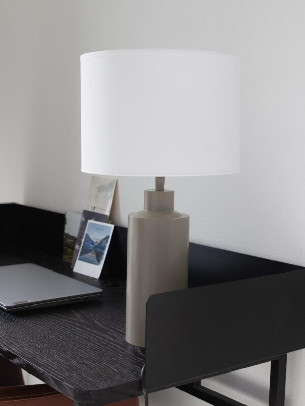 Solo bordslampa Matt beige 46 cm