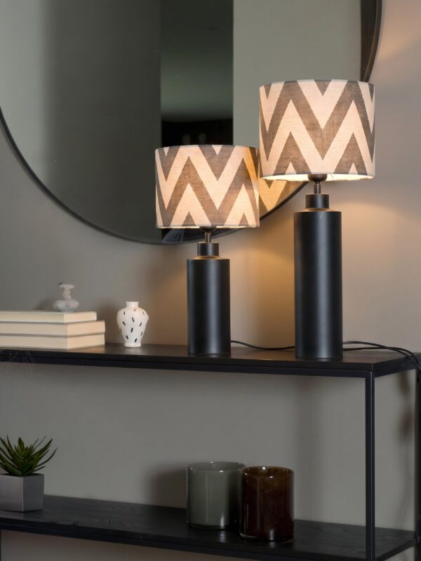 Solo bordslampa Matt svart 45 cm