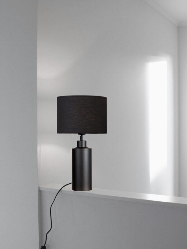 Solo bordslampa Matt svart 46 cm