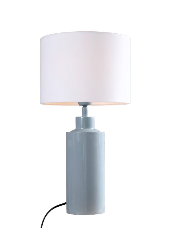 Solo bordslampa blank denimblå 46 cm
