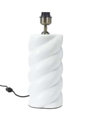 PR Home Spin vit keramik lampfot 41 cm bild 1