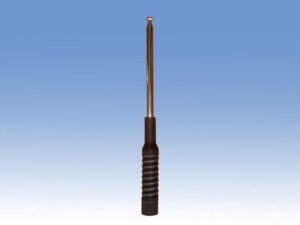 Teleskopantenn 155 MHz med SMA hane – 60 cm, krom