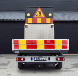 X2-markeringsskärm 345 × 2400 mm