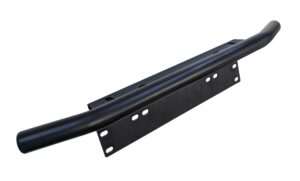 Unibar för två extraljus eller LED-ramp svart aluminium