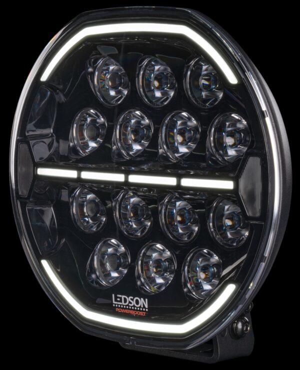 Ledson Herox9+ Strobe LED-extraljus 9 tum PowerTouch
