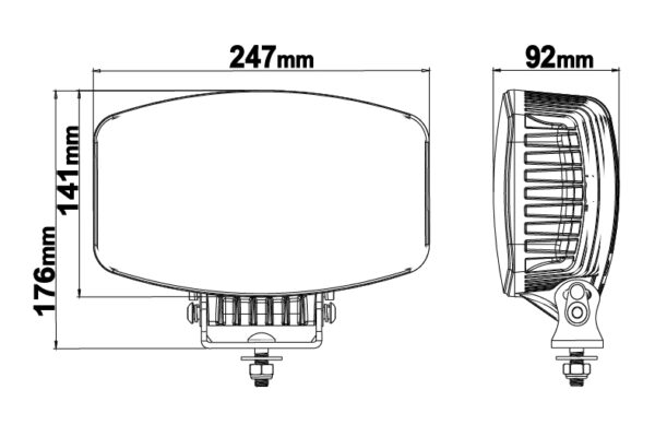 Ledson Orion10+ Gen2 LED-extraljus 100 W Driving Beam