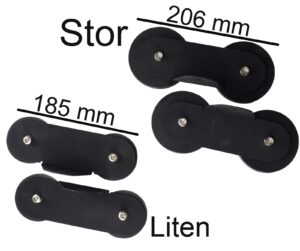 Magnetiska hållare för LED-ramp stor modell ett par