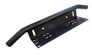 Unibar för två extraljus eller LED-ramp svart aluminium