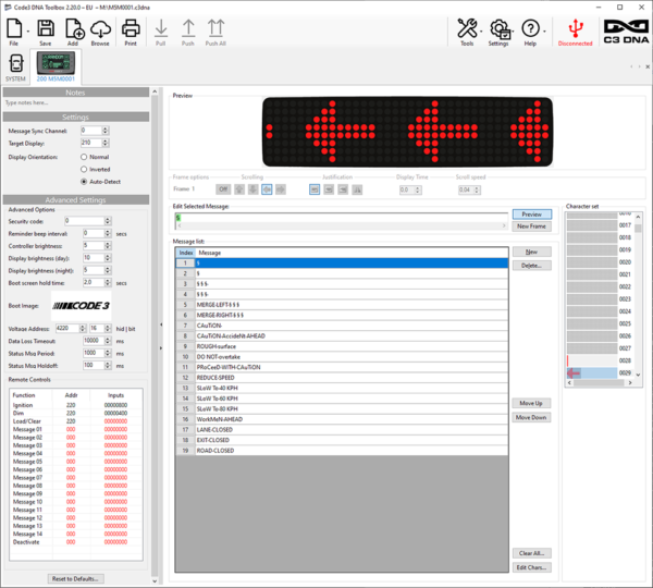 Infosign Matrix M5, gul, IP67