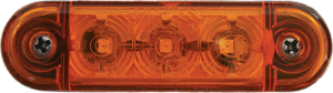 Sidomarkeringsljus PRO-SLIM, Gul, 24V – 65x18x10 mm