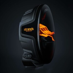 FOR9T Dragon Drive 7", E-godkänd, vit/orange DRL, DV