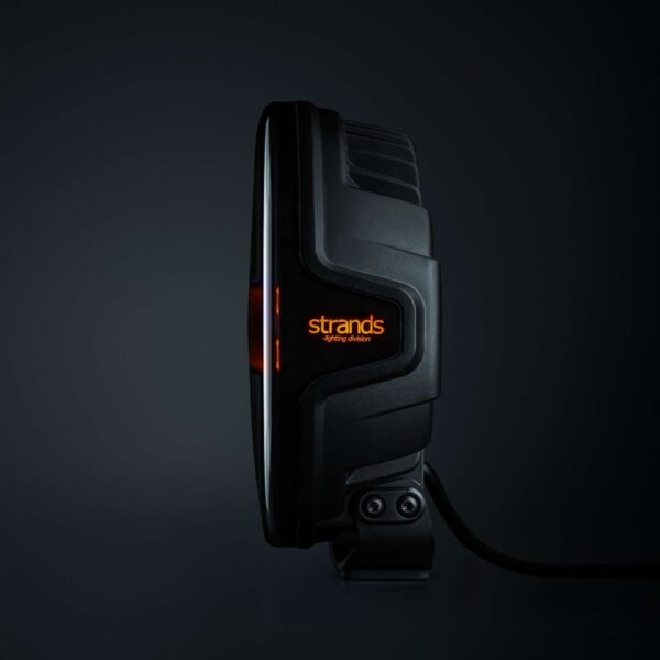 FOR9T Dragon Drive 7", E-godkänd, vit/orange DRL, DV