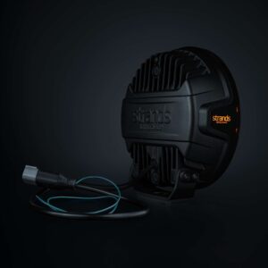 FOR9T Dragon Drive 7", E-godkänd, vit/orange DRL, DV