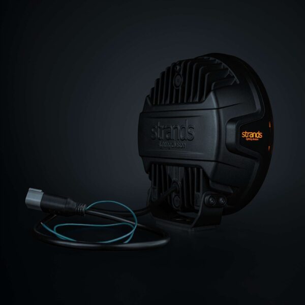 FOR9T Dragon Drive 7", E-godkänd, vit/orange DRL, DV
