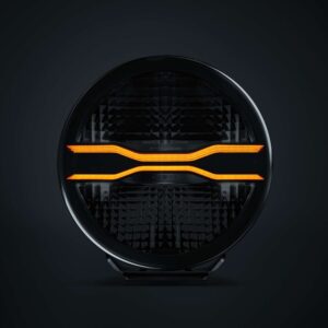 FOR9T Dragon Drive 7", E-godkänd, vit/orange DRL, DV
