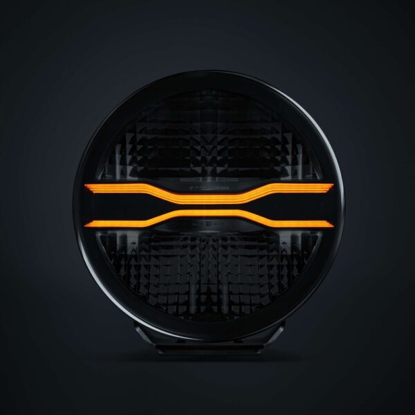 FOR9T Dragon Drive 7", E-godkänd, vit/orange DRL, DV