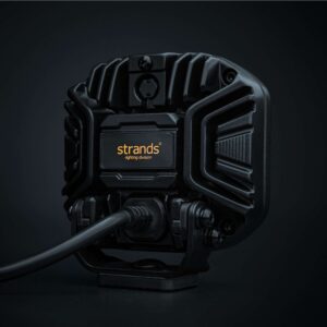 SIBERIA X extraljus 4", vit/orange pos., Hello Funk., DT-4pin