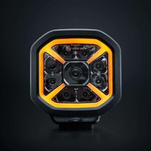 SIBERIA X extraljus 4", vit/orange pos., Hello Funk., DT-4pin