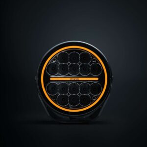 SIBERIA XPA extraljus 7", vit/orange pos., Hello Funk., DT-4pin