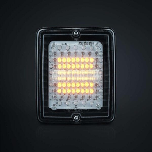 IZE LED 3 funk. bakljus square, Bak/Broms/Blinker, 24V
