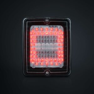 IZE LED 3 funk. bakljus square, Bak/Broms/Blinker, 24V