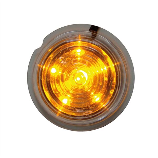 Strands VIKING sidomarkering 6 LED, klart lins, 10-32V, 5m kabel