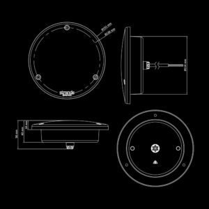 FOR9T ORBI bakljus 3 funk., 10-40V, Bak/Broms/Blinker