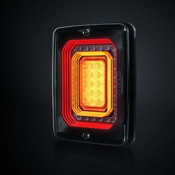 FOR9T ILLUSION bakljus, Horisontell/vertikal, Bak/Broms/Blinker