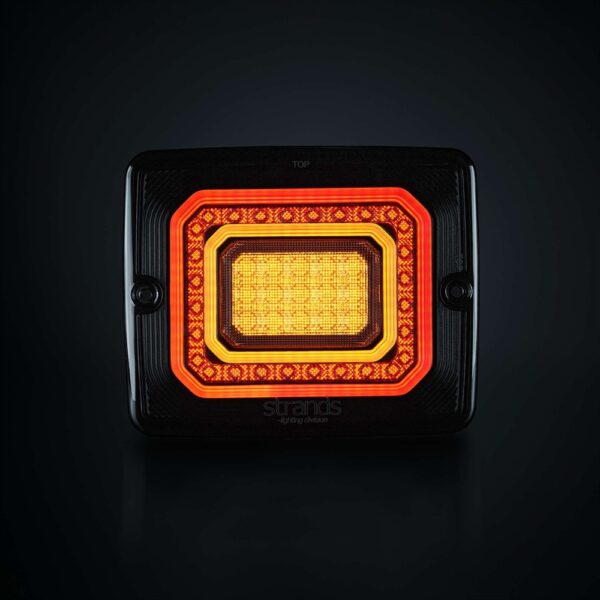 FOR9T ILLUSION bakljus, Horisontell/vertikal, Bak/Broms/Blinker