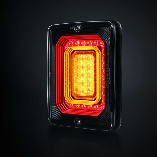 FOR9T ILLUSION bakljus, Horisontell/vertikal, Bak/Broms/Blinker