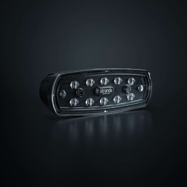 Nuuk E-Line Black R 13W, backljus, Flood, DT