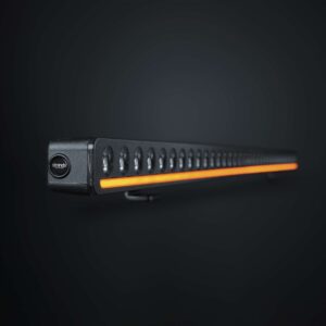 Nuuk D-line 40", E-godkänd, inbyggt relä, vit/orange DRL, DV
