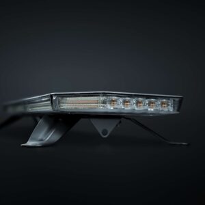 Monitum varningsljusramp LED 500mm, 10-32V, 11 blixtmönster, 4m kabel