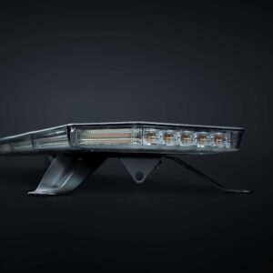 Monitum varningsljusramp LED 1200mm, 10-32V, 11 blixtmönster, 4m kabel