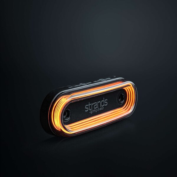 Strands FOR9T GRAVITY orange sidomarkering, 10-40V, 2,5m kabel, cc:75