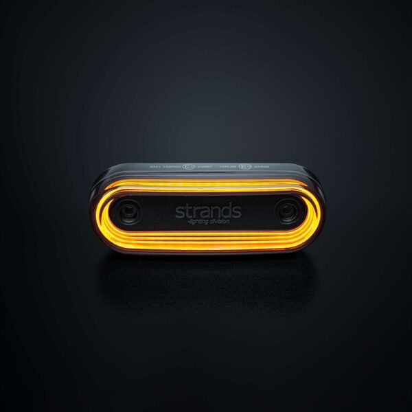Strands FOR9T GRAVITY orange sidomarkering, 10-40V, 2,5m kabel, cc:75