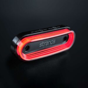 Strands FOR9T GRAVITY rött positionsljus, 10-40V, 2,5m kabel, cc:75