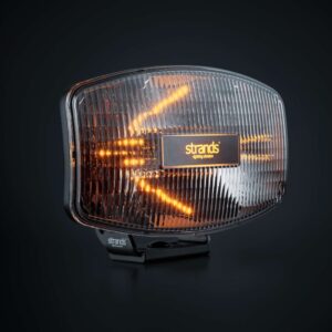 IZE LED OG extraljus oval, Varm vit/orange pos., 2,5m kabel