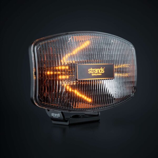 IZE LED OG extraljus oval, Varm vit/orange pos., 2,5m kabel