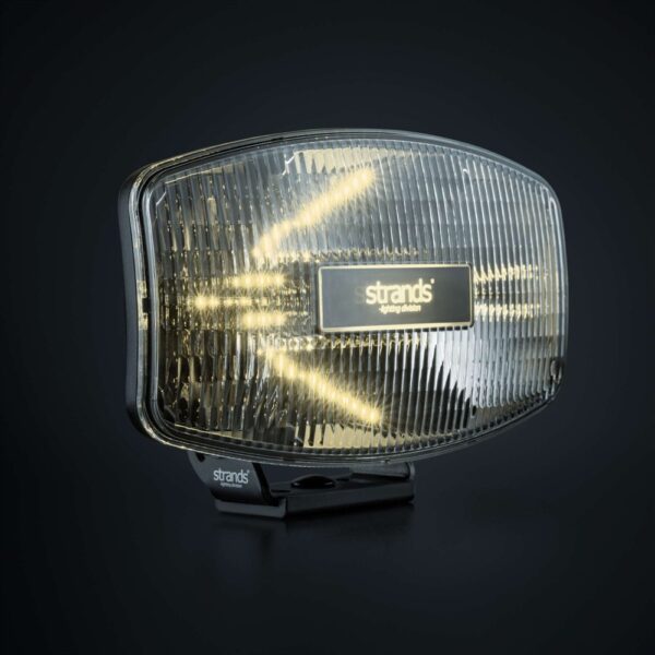 IZE LED OG extraljus oval, Varm vit/orange pos., 2,5m kabel
