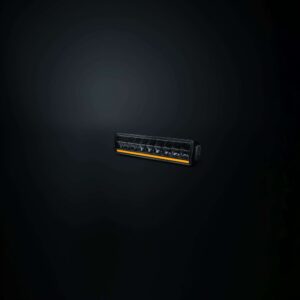 SKYLORD 10", E-godkänd, inbyggt relä, vit/orange DRL, DV
