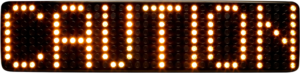 Infosign Matrix M5, gul, IP67